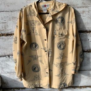 Angel face button up